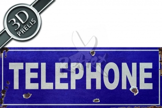 Telephone blue